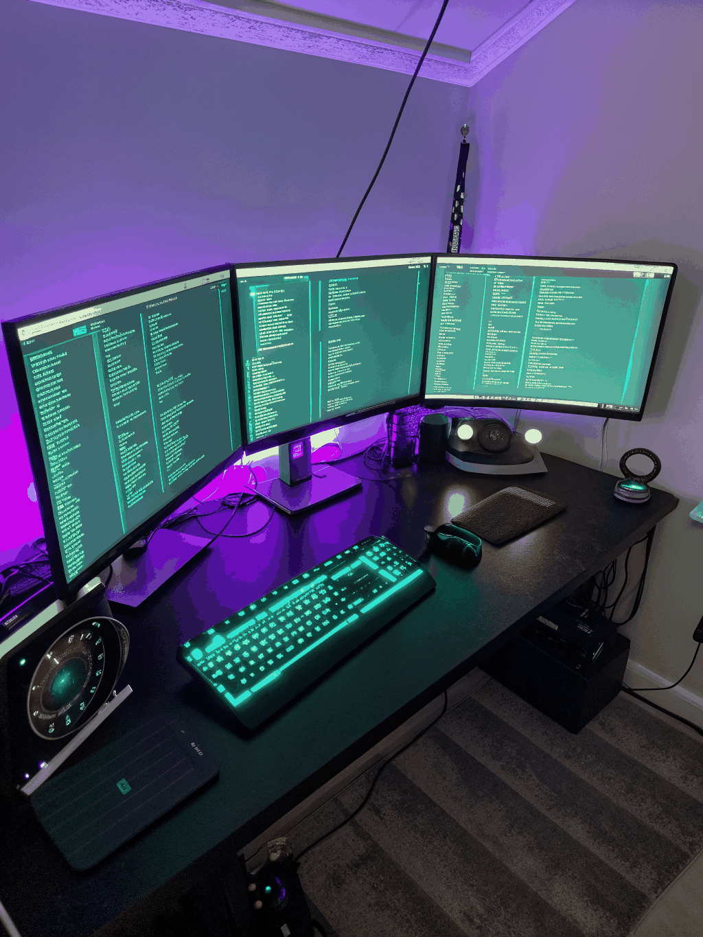 Code editor workspace with multiple files